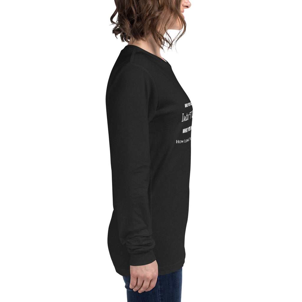 Graphic long sleeve shirt Networking Core Thesis design