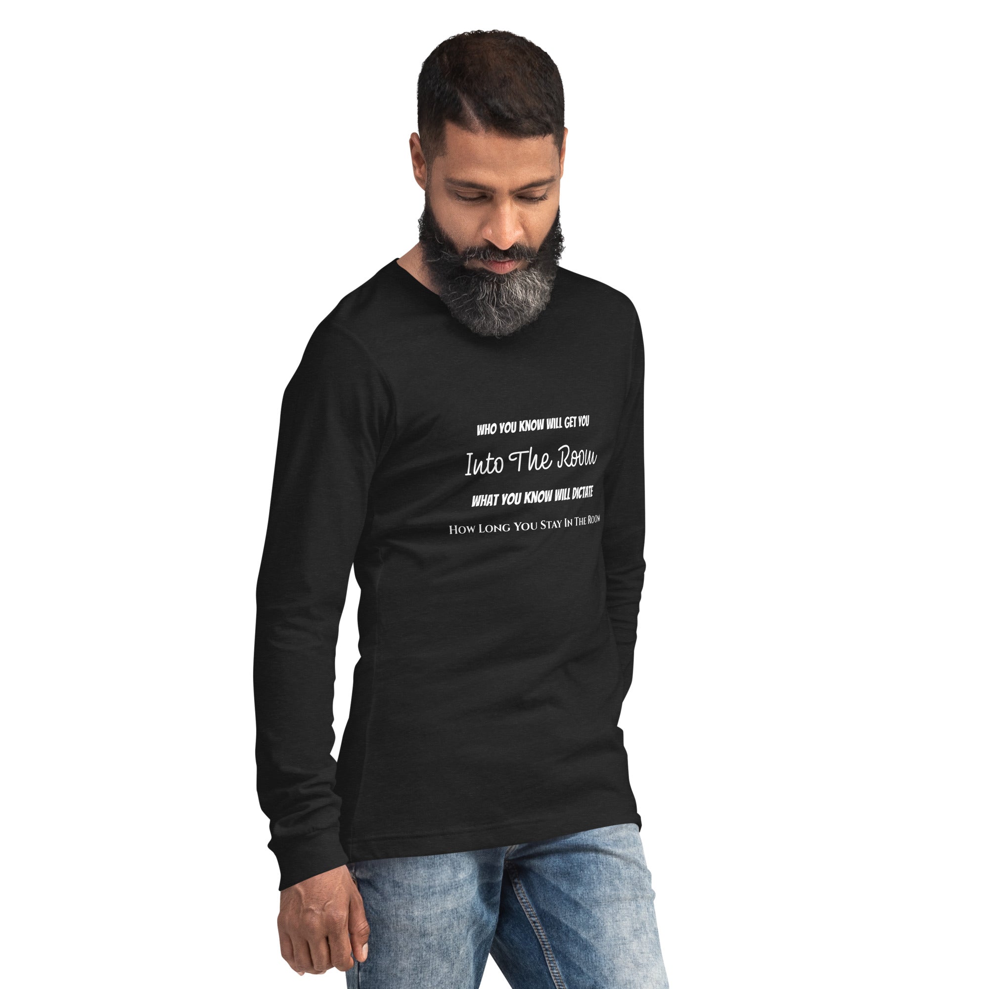 Graphic long sleeve shirt Networking Core Thesis design