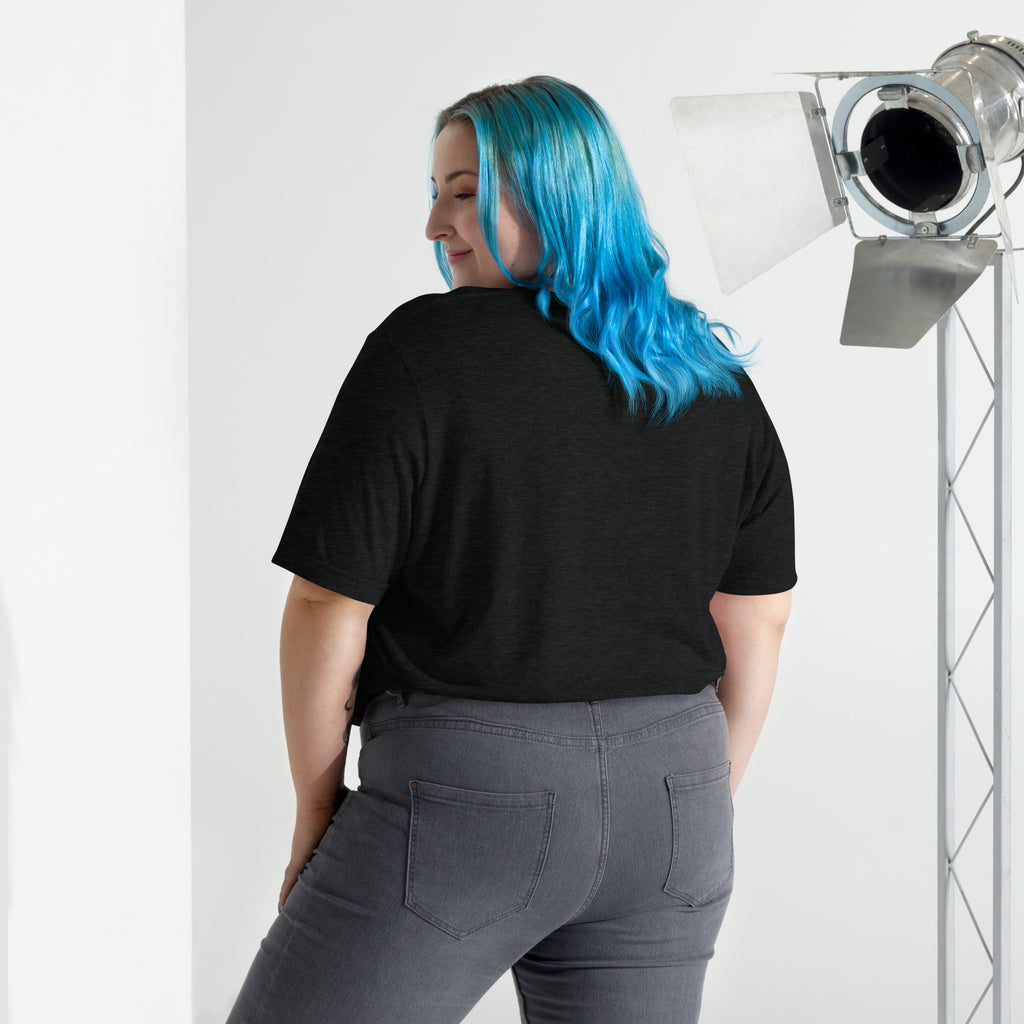 Graphic unisex tee Hollywood Dilemma design